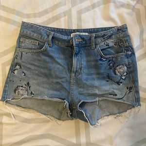 Denim shorts